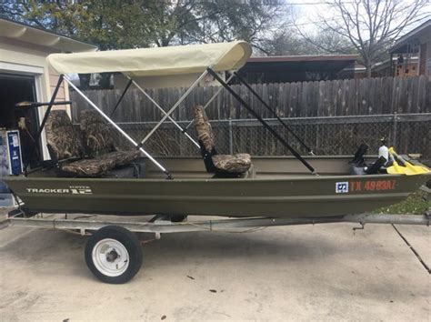 12ft Jon Boat “fully Loaded” With 2 Motors For Sale In San Antonio