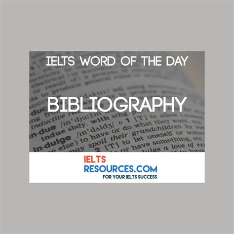 Stream Ielts Word Of The Day Bibliography By Ieltsresourcescom