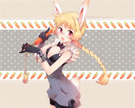 Anime Girls Images Rabbit Girl Hd Wallpaper And Background Photos