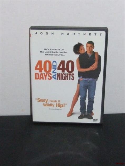 40 Days And 40 Nights Dvd Josh Hartnett Shannyn Sossamon Comedy Ebay