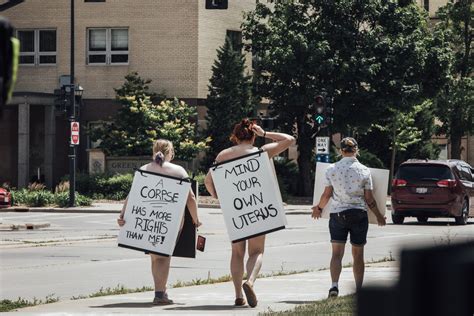 Nude Pro Choice Protesters March In Downtown Green Bay WTAQ News Talk FM AM