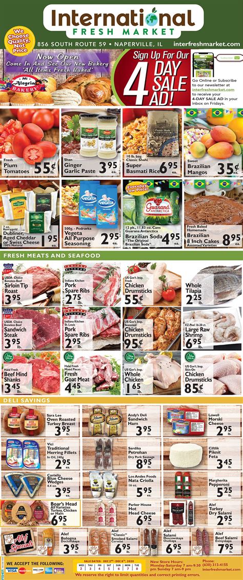 International Fresh Market Weekly Ad Flyer December 2 To December 8 2020