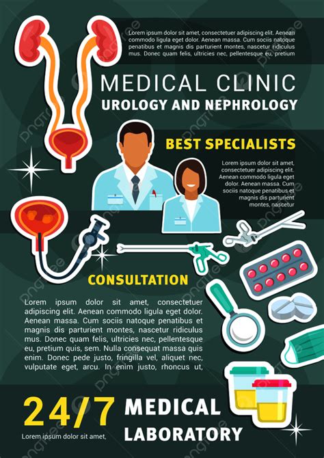Gambar Poster Promo Klinik Medis Urologi Dan Nefrologi Dengan Dokter