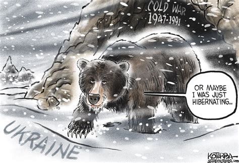 cartoon russian bear returns