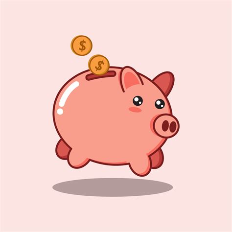 Piggy Bank Cartoon Icon Illustrator 4603697 Vector Art At Vecteezy