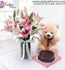 Pick from pink, red, purple and other colorful flowers to titillate your recipient. kids learning activities: Flowers And Teddy Bear Delivery ...