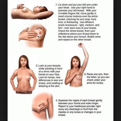 Do Breast Self Exam At Home Today For Your Healthy Tomorrow Paperblog