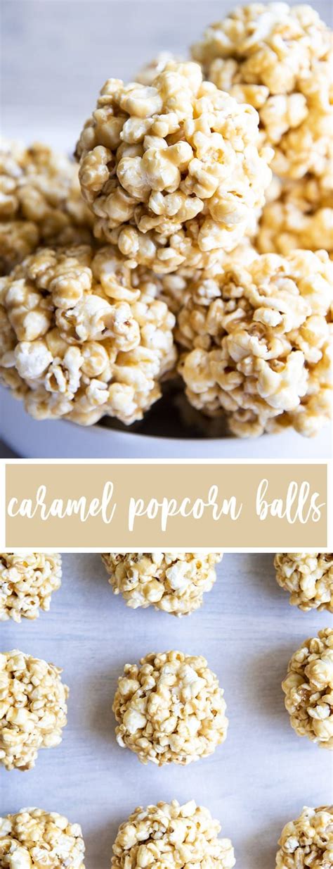 These Caramel Popcorn Balls Are Made In The Microwave In Just A Few