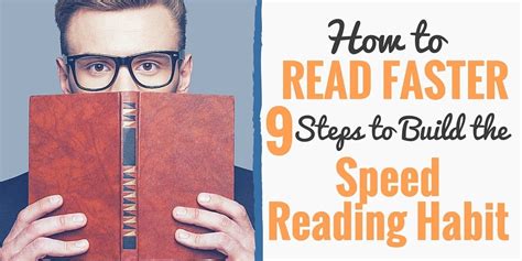 How To Read Faster 9 Steps To Building A Speed Reading Habit