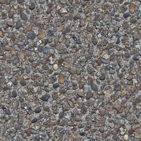 Seamless Concrete Cobble Pebble Stone Texture 2048x2048 Pebble Stone