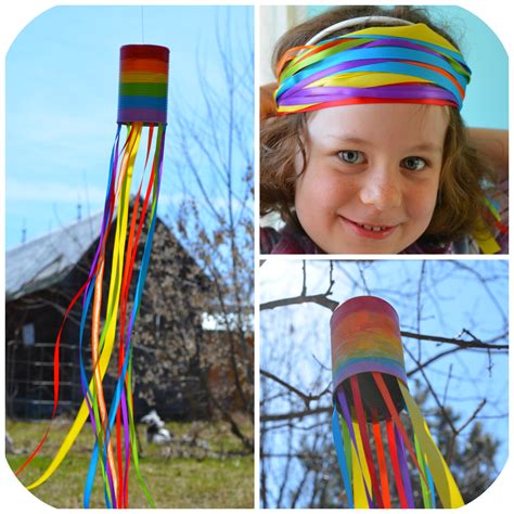 Twig And Toadstool Recycled Rainbow Windsock