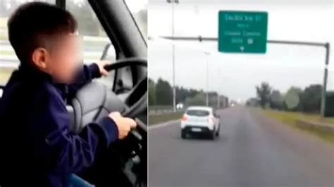 Video Filmó A Su Hijo De 7 Años Mientras Le Enseñaba A Conducir Un