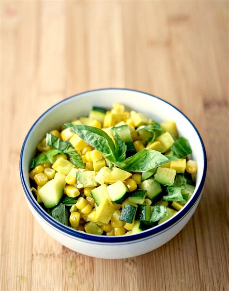 Sauteed Zucchini And Corn With Basil Living Healthy In Seattle