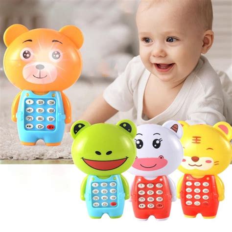Electronic Toy Phone Musical Mini Cute Children Phone Toy Early
