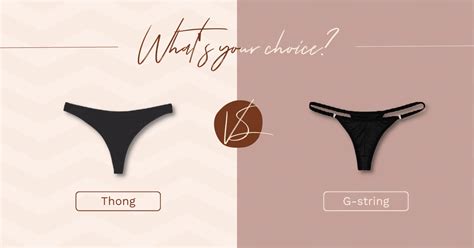 Thong Vs G String What S The Difference Woo