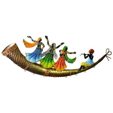 Tribal Art A Dancing Couple Wall Hanging Size 15 X 25 Inch At Rs 1400