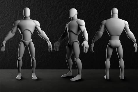 Male Blockout Blender And Zbrush Free