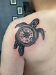 Brilliant and Vibrant Sea Turtle tattoo Pictures - Body Tattoo Art