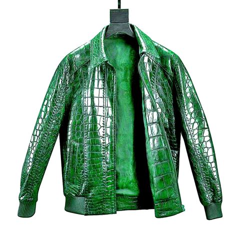 genuine alligator jackets for men designer jackets for men alligator jacket leather outerwear