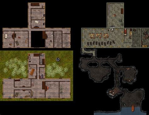 Sinister Secrets Of The Saltmarsh Haunted House Color Map Roll20