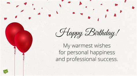 Professionally Yours Happy Birthday Wishes For Your Boss Happy