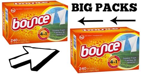 Target Bounce Dryer Sheets 240 Count Big Packs Only 456 Each 50 Off