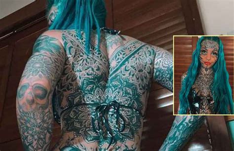 Woman Spends Sh Million Covering Entire Body And Face With Tattoos