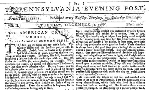 First Daily Us Newspaper — The Pennsylvania Evening Post The Bronx