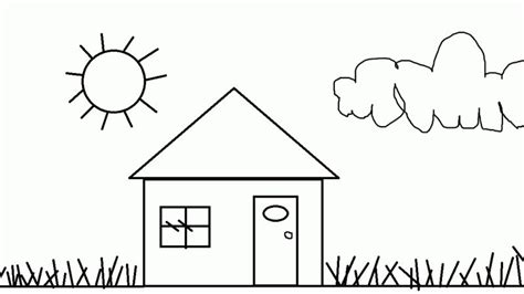 House Coloring Pages Printable Pdf