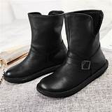 Leather Fashion Boots For Women Photos