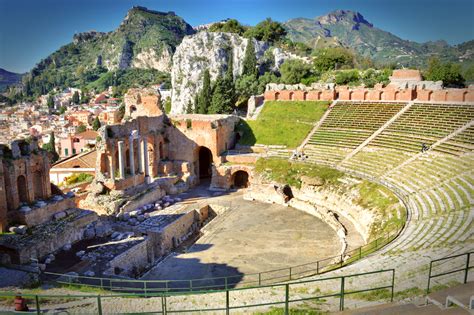 Ancient Theatre Taormina Thats Taormina Map