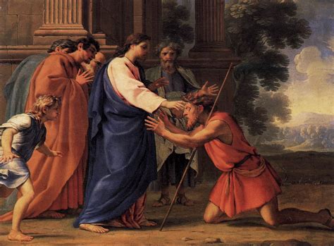 New Testament Gospel Doctrine Paintings Of Christ Healing The Blind Man