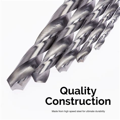 20pack Extra Long Drill Bit High Speed Steel Twist For Metal Drilling Tools Us Ebay
