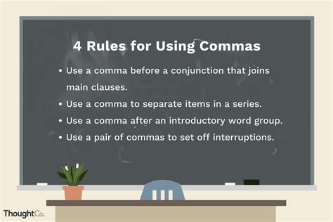 Top 4 Rules For Using Commas Effectively