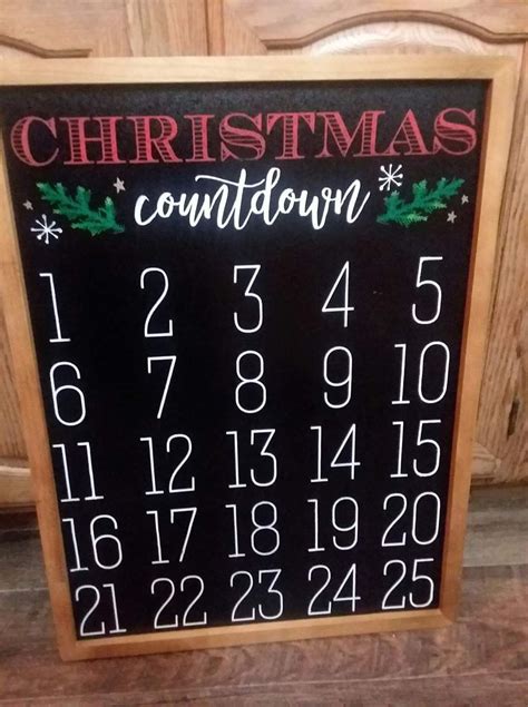 Pin By Lee Ann Hunt On Chalk Couture Christmas Countdown Chalkboard