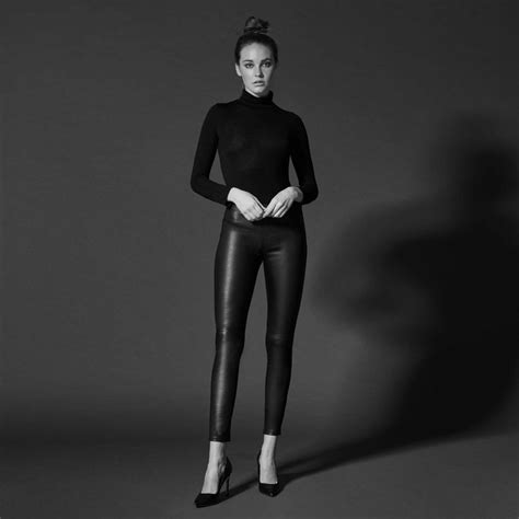 Womens Leather Leggings In Black 350 Dstld Wearing All Black All Black Outfit Black Leather