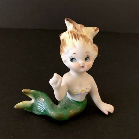 Mint Vintage Bradley Mermaid Mermaids Figurines Figurine Wild Hair