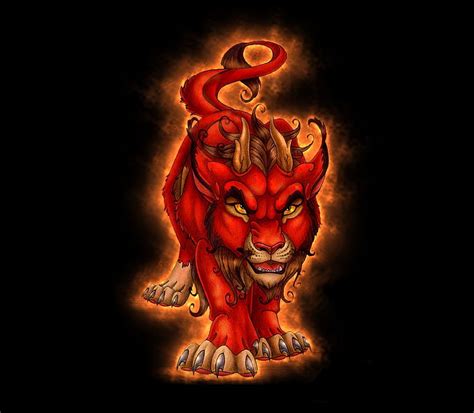 Chinese Dragon Lion Spirit Fantasy Mythological Dragon Lion