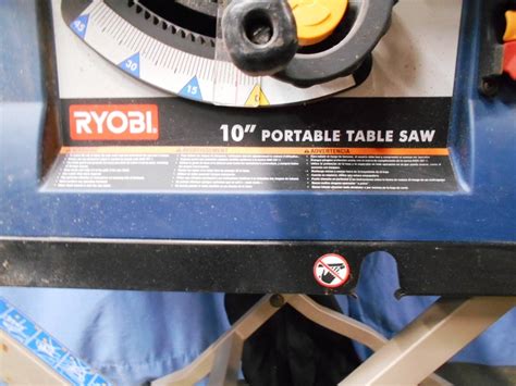 Ryobi Bts21 Portable 10 Table Saw Ebay