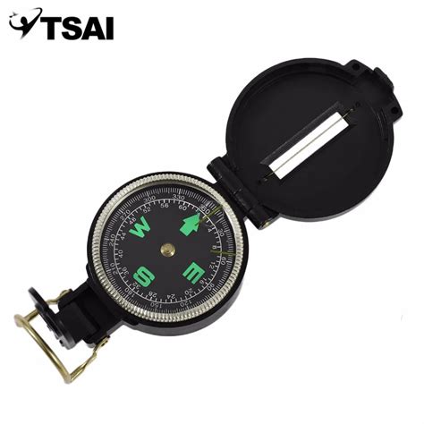 Tsai Portable Folding Lens Compass American Military Multifunction