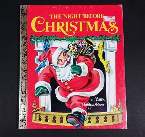 The Night Before Christmas Little Golden Books 450 Collectible