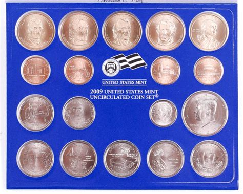 2009 United States Mint Uncirculated Set Of 18 Coins From The