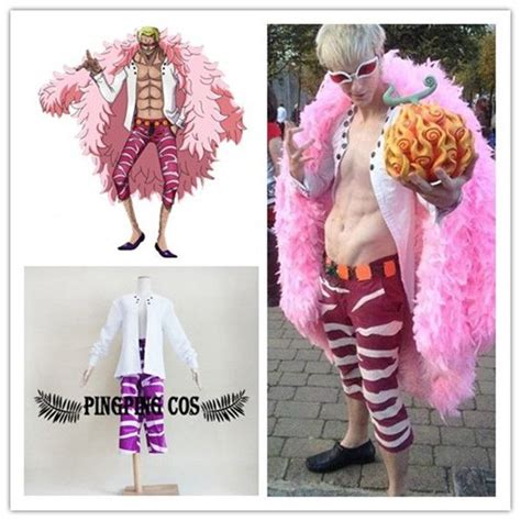 One Piece Cosplay Doflamingo Cosplay Costumes Comic Con Suit Any Size