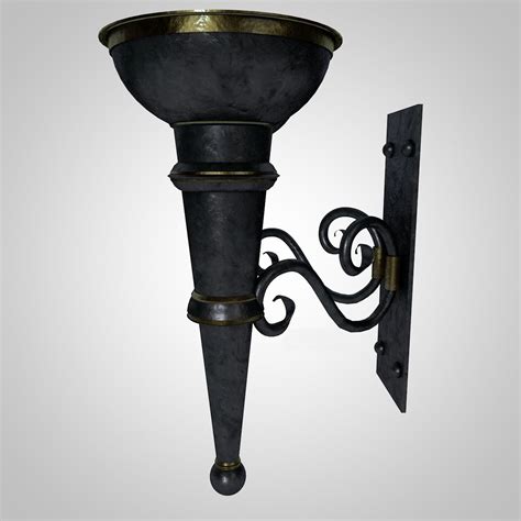 Antorcha Muralla Medieval Modelo 3d 10 C4d Free3d