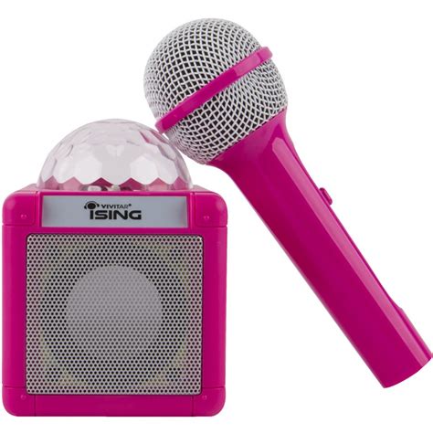 They connect to 'host' computers 'by invitation'. Vivitar iSing Bluetooth Speaker with Microphone - Pink | BIG W