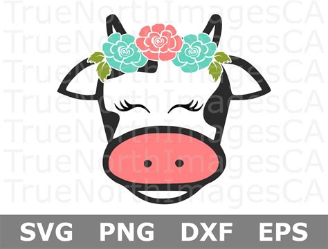 Free Free 310 Baby Cow Face Svg Cartoon Cow Svg SVG PNG EPS DXF File