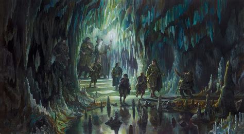 The Fellowship Of The Ring In Moria Donato Giancola On Artstation At
