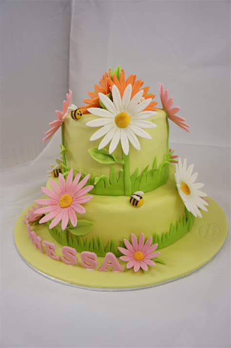 Beautiful packaging · no hidden fees · farm fresh arrangements Joyous Cake Company: Daisy Flower Cake