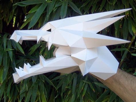 Dragon Puppet Build A Hand Puppet With Just Paper And Glue Etsy