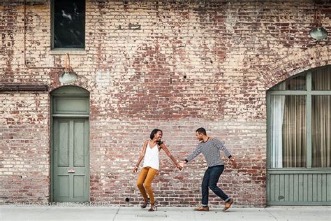 Trendy And Urban Engagement Session In Pasadena Engaged Engagement Weddings Love Brick Br
